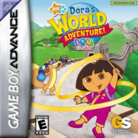Dora The Explorer: Dora's World Adventure GameBoy Advance  box art